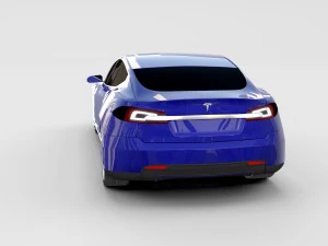 tesla model 3 and model s pack 3D Model