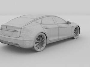 tesla model 3 and model s pack 3D मॉडल