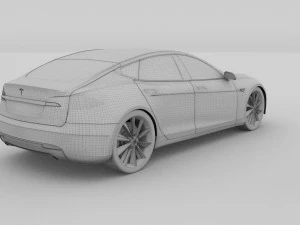 tesla model 3 and model s pack 3D Model