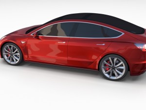 tesla model 3 and model s pack 3D मॉडल