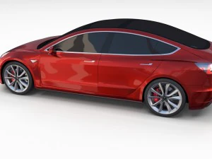 tesla model 3 and model s pack 3D Model