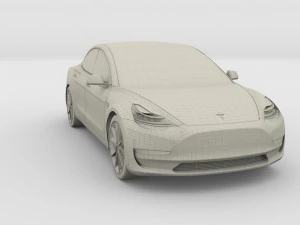 tesla model 3 and model s pack 3D Model