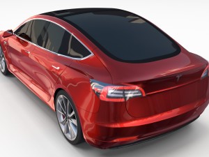 tesla model 3 and model s pack 3D मॉडल