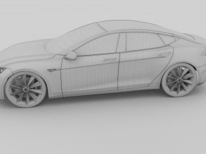 tesla model 3 and model s pack 3D मॉडल