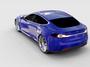 tesla model 3 and model s pack 3D मॉडल