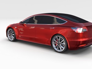 tesla model 3 and model s pack 3D मॉडल