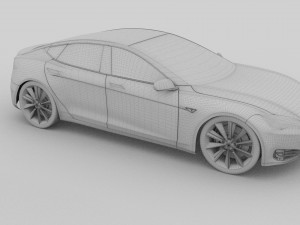 tesla model 3 and model s pack 3D मॉडल