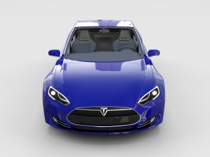 tesla model 3 and model s with interior pack 3Dモデル