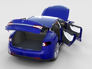 tesla model 3 and model s with interior pack 3Dモデル