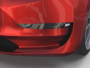 tesla model 3 and model s with interior pack 3Dモデル