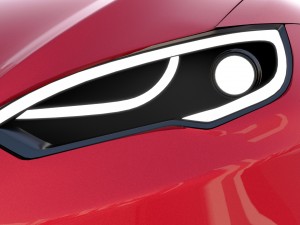 tesla model 3 and model s with interior and chassi Modello 3D