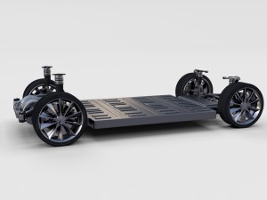 tesla model 3 and model s chassis pack 3D 모델