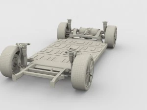 paket sasis tesla model 3 dan model s Model 3D