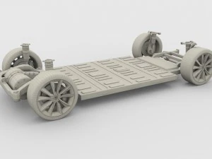 paket sasis tesla model 3 dan model s Model 3D