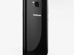 samsung galaxy s8 plus midnight black 3D Model