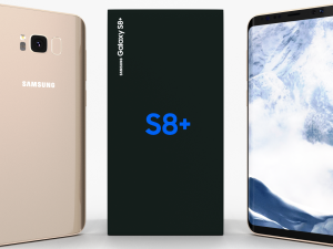 samsung galaxy s8 plus maple gold 3D Model