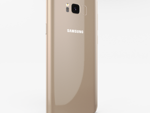samsung galaxy s8 plus maple gold 3D Model