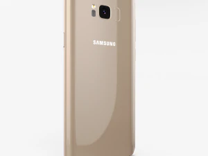 samsung galaxy s8 plus maple gold 3D Model