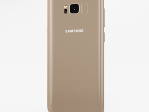 samsung galaxy s8 plus maple gold 3D Model