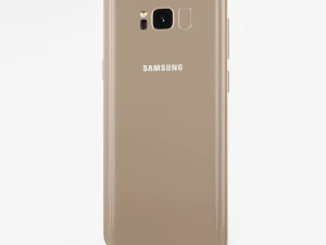 samsung galaxy s8 plus maple gold 3D Model