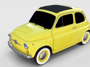 fiat 500 pack Modelo 3D