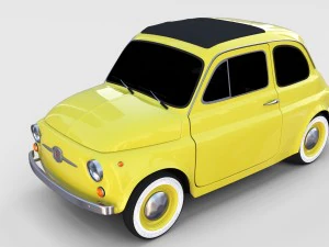 fiat 500 pack 3D Model