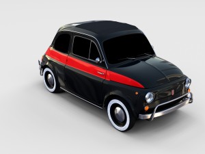 fiat 500 pack Modelo 3D