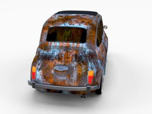 fiat 500 pack 3D Model
