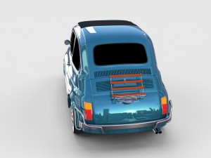 fiat 500 pack Modelo 3D