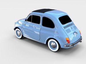 fiat 500 pack Modelo 3D