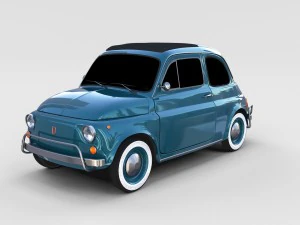 fiat 500 pack 3D Model