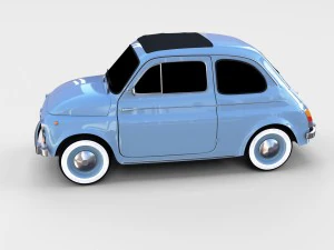 fiat 500 pack 3D Model