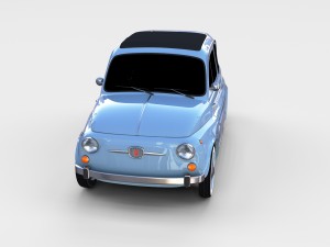 fiat 500 pack Modelo 3D