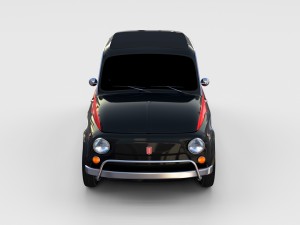 fiat 500 pack Modelo 3D