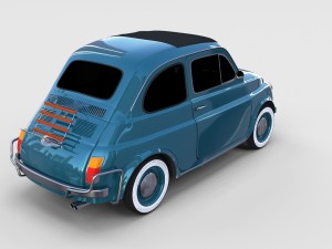 fiat 500 pack Modelo 3D