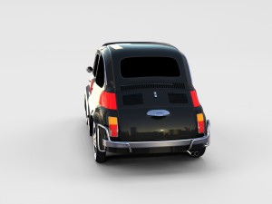 fiat 500 pack Modelo 3D