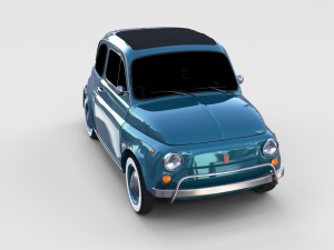 fiat 500 pack Modelo 3D