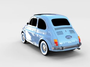 fiat 500 pack 3D Model