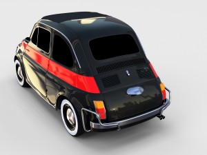 fiat 500 pack Modelo 3D