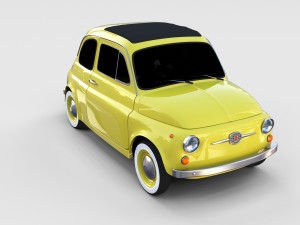 fiat 500 pack Modelo 3D