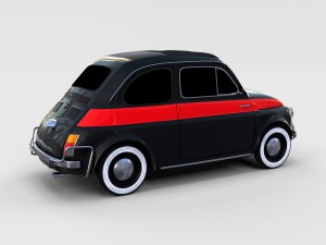 fiat 500 pack Modelo 3D
