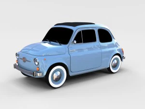 fiat 500 pack 3D Model