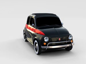 fiat 500 pack 3D Model