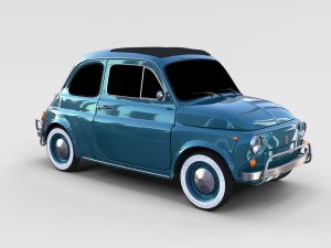 fiat 500 pack Modelo 3D