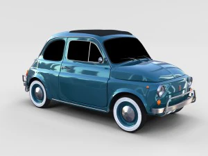 fiat 500 pack 3D Model