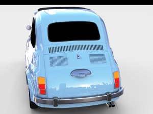 fiat 500 pack Modelo 3D