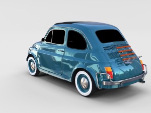 fiat 500 pack Modelo 3D