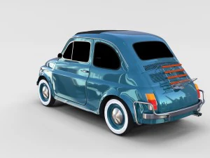 fiat 500 pack 3D Model