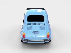 fiat 500 pack Modelo 3D