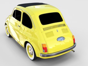 fiat 500 pack Modelo 3D